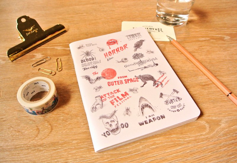 ★独家贩售★ 迪梦奇 奇幻笔记本 [恐怖] - 笔记本/手帐 - 纸 白色