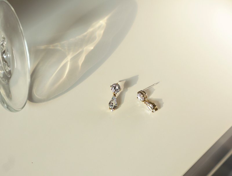 圓氐  记忆约定 金色麦穗耳环 - 耳环/耳夹 - 铜/黄铜 