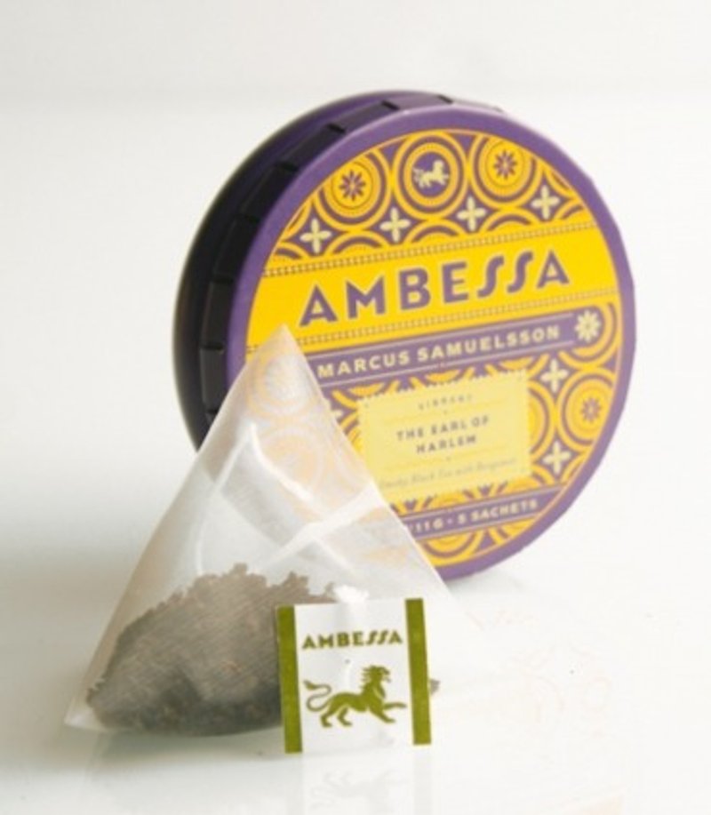 哈林伯爵 -琥珀系列Ambessa The Earl of Harlem - 茶 - 纸 黄色