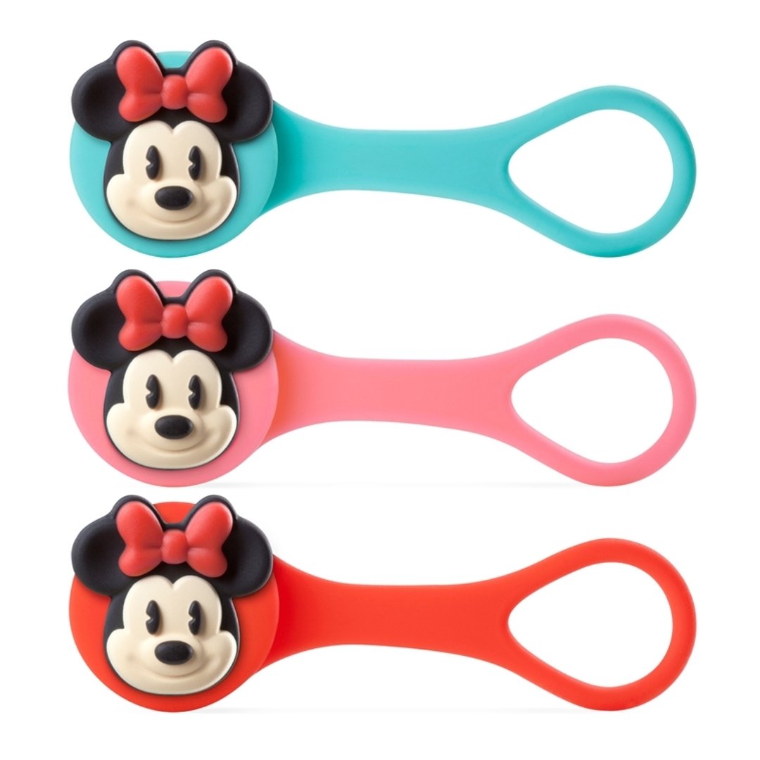 Minnie Q Cord Ties 逗扣Q束绳-米妮 - 收纳用品 - 硅胶 粉红色
