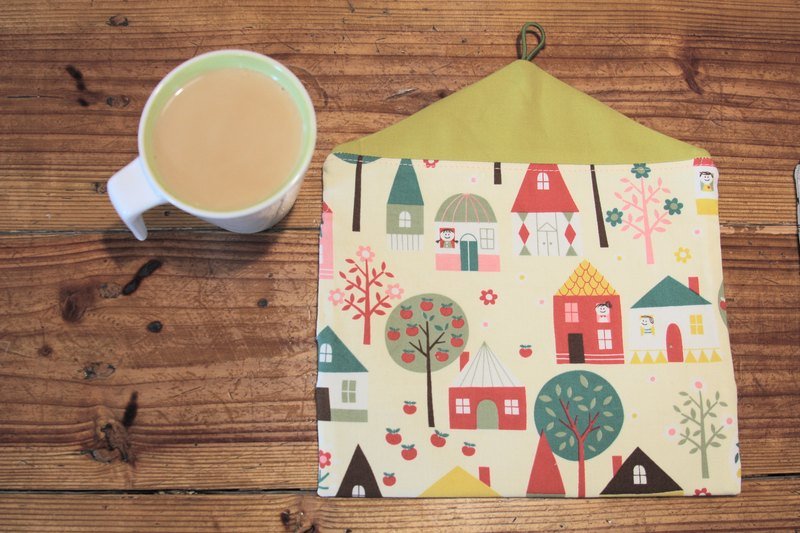 情人节 防水布筷成家／手工限量双层口袋筷套餐垫/姐妹礼/免费绣名唷! - 筷子/筷架 - 其他材质 蓝色