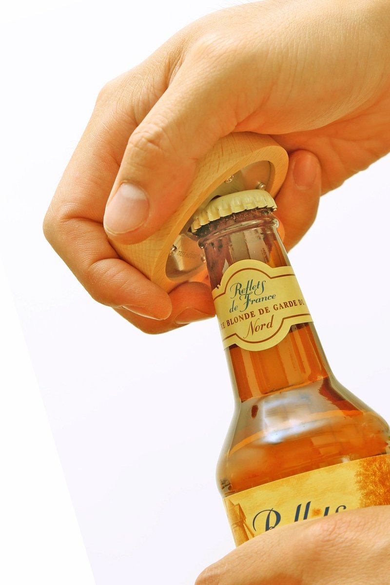 木制开瓶器-欧洲山毛榉材质(浅色) - 厨房用具 - 木头 咖啡色