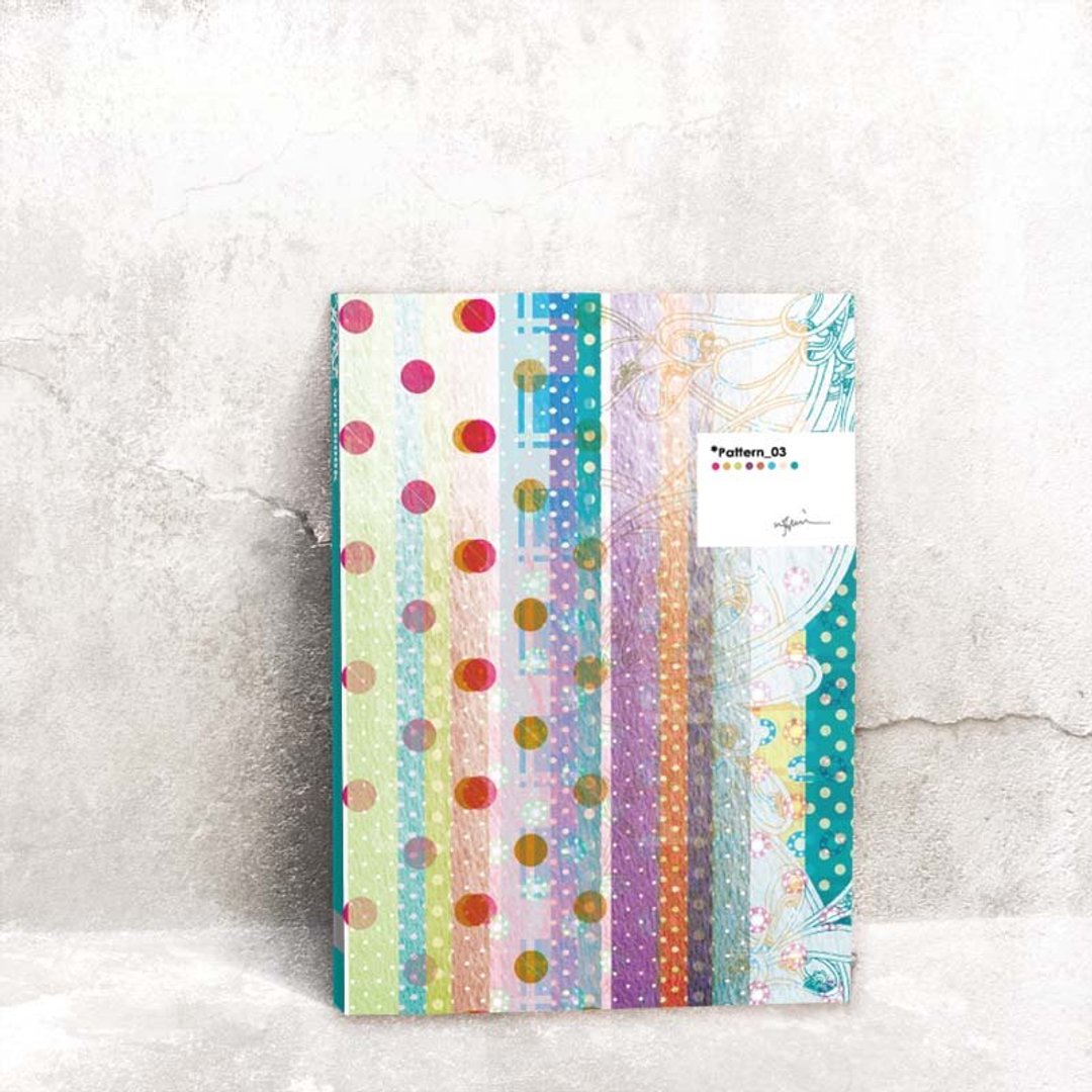 Pattern_03-不撕不可(BOOK)*笔记本 - 笔记本/手帐 - 纸 多色