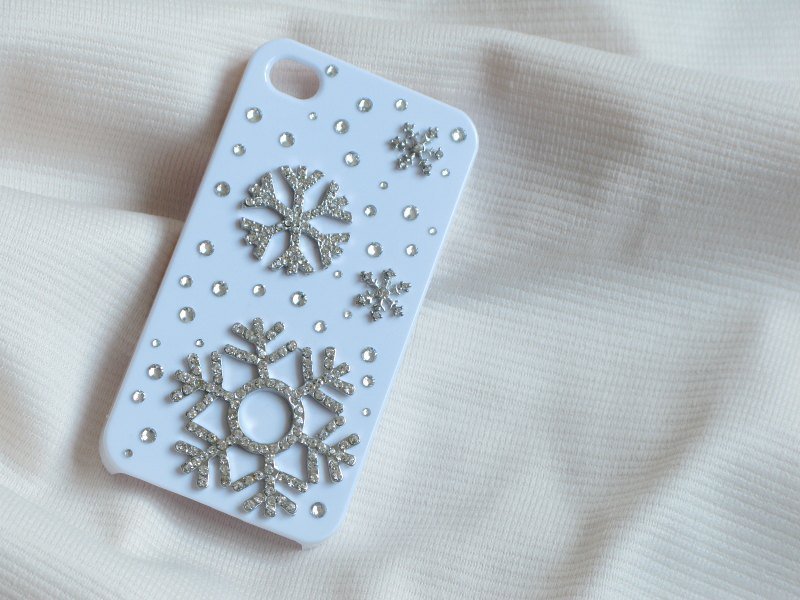 晶莹纯白系列-雪花&冰心两款~iphone壳 - 其他 - 宝石 