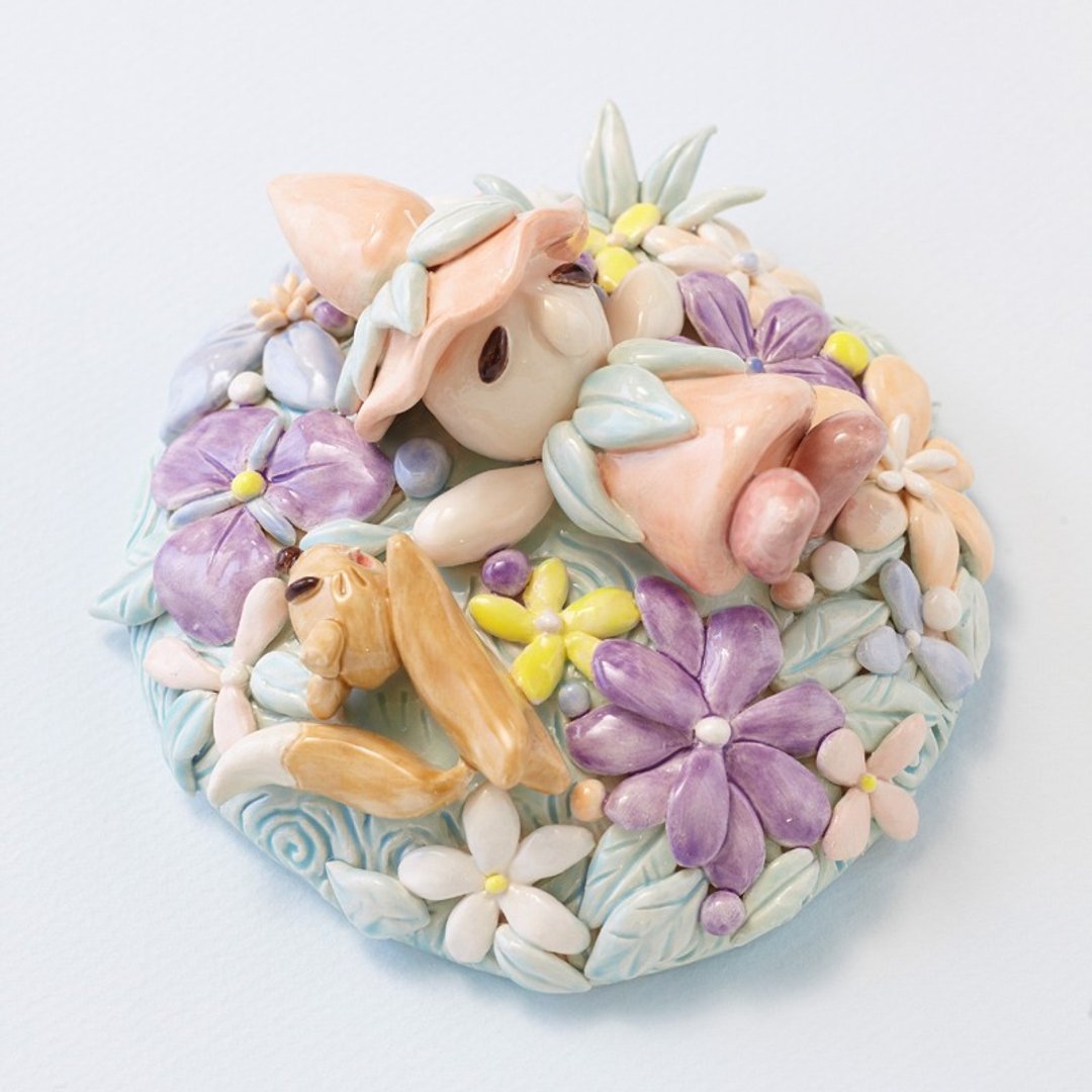 治愈作品 － 陶艺摆设。活在当下 - 花瓶/陶器 - 其他材质 多色