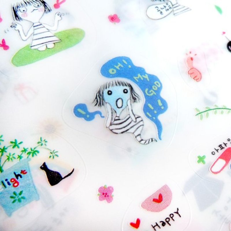 7321Design-Happy life 贴纸组v2-Anna,7321-04283 - 贴纸 - 纸 多色