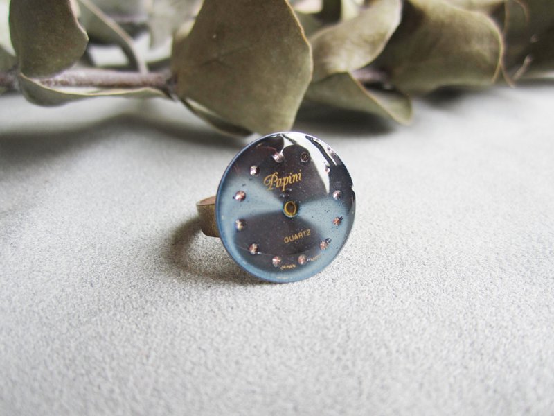 〆零件改造戒指_蓝钻 - 戒指 - 其他金属 蓝色