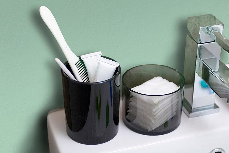 O型 置物盒 /收纳罐 Storage Bottles - 其他 - 压克力 黑色