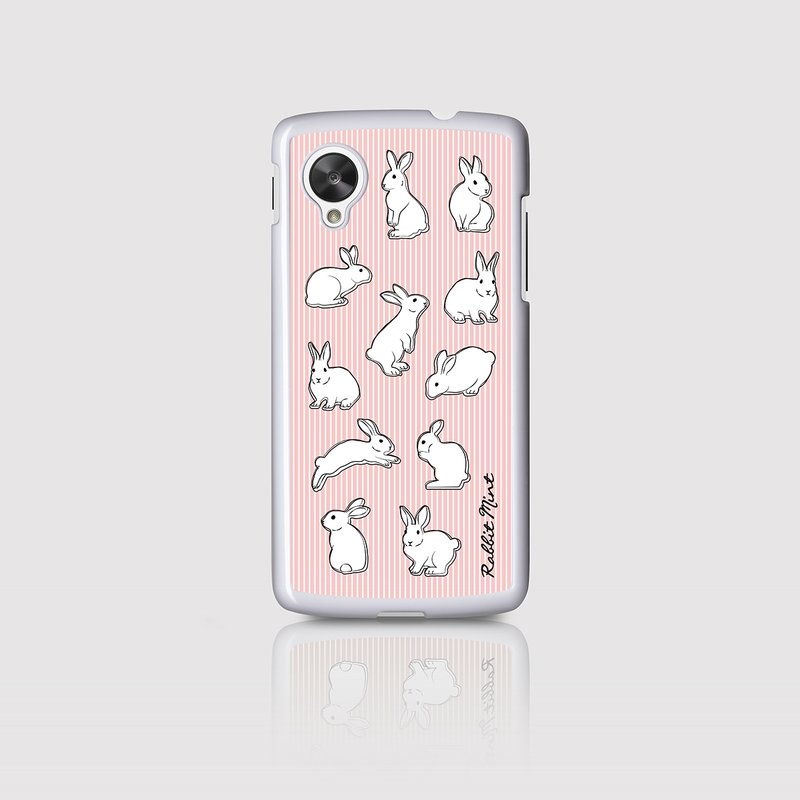 (Rabbit Mint) 薄荷兔手机壳 - 订做htc desire 816 - 手机壳/手机套 - 塑料 粉红色