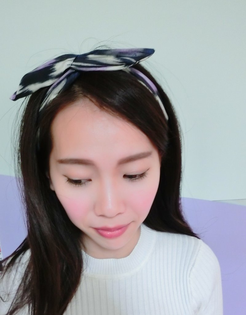 芋头巧克 好烦小姐 发带 紫色 - 发饰 - 聚酯纤维 紫色