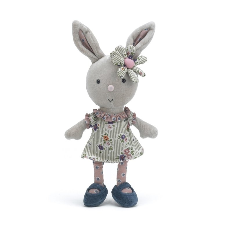 Jellycat Girly Bunny 兔 21cm - 玩偶/公仔 - 棉．麻 多色