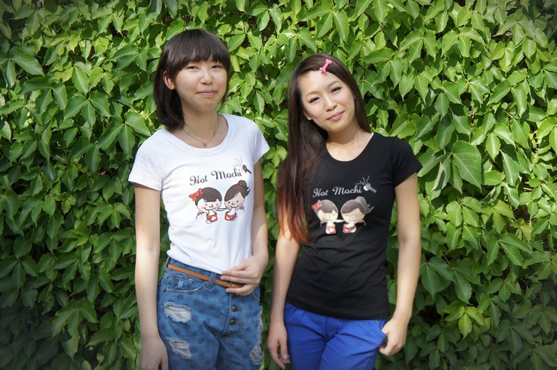 好麻吉 T-shirt - 女装 T 恤 - 棉．麻 白色