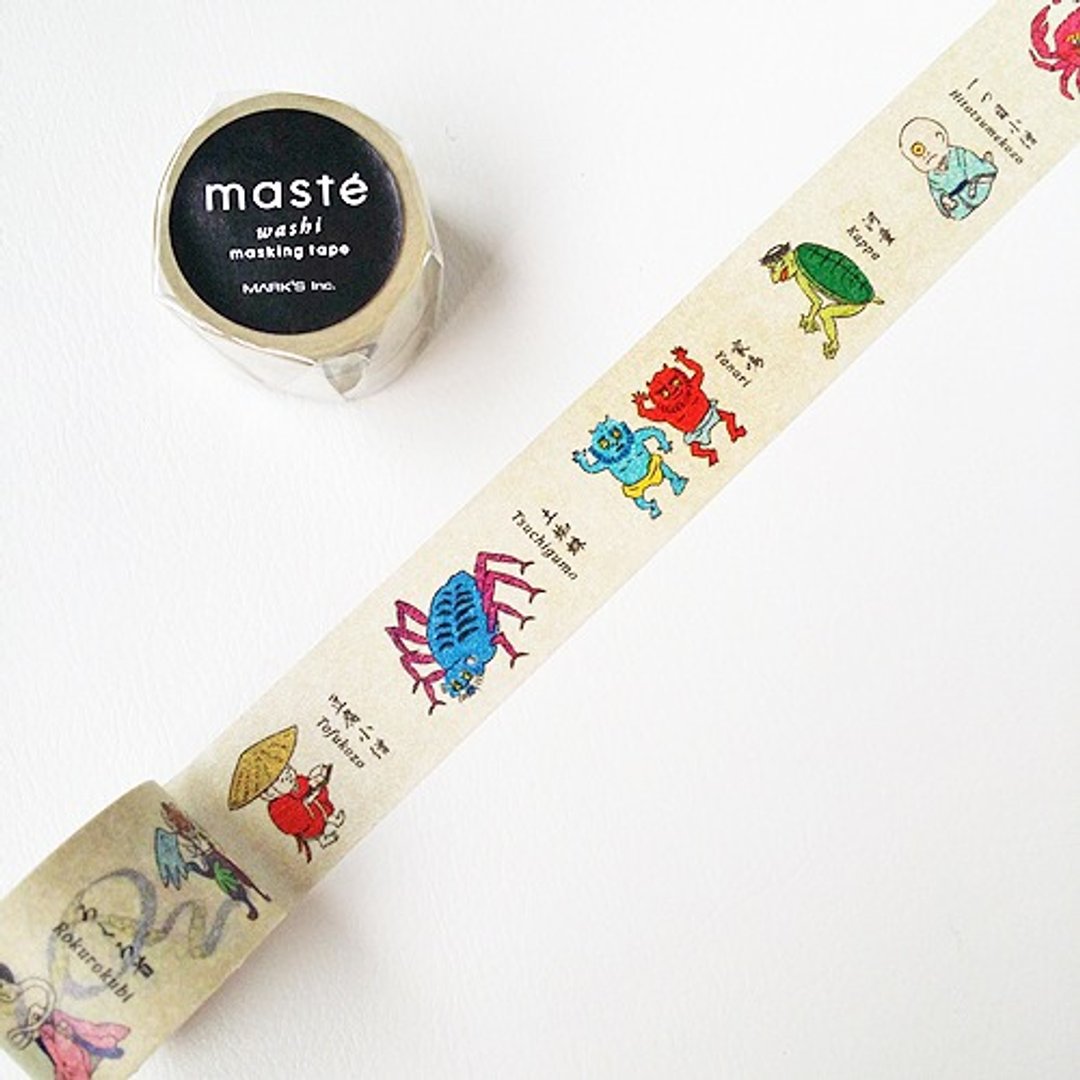 maste 和纸胶带 Multi．Japan【鬼怪(MST-MKT89-A)】 - 纸胶带 - 纸 多色