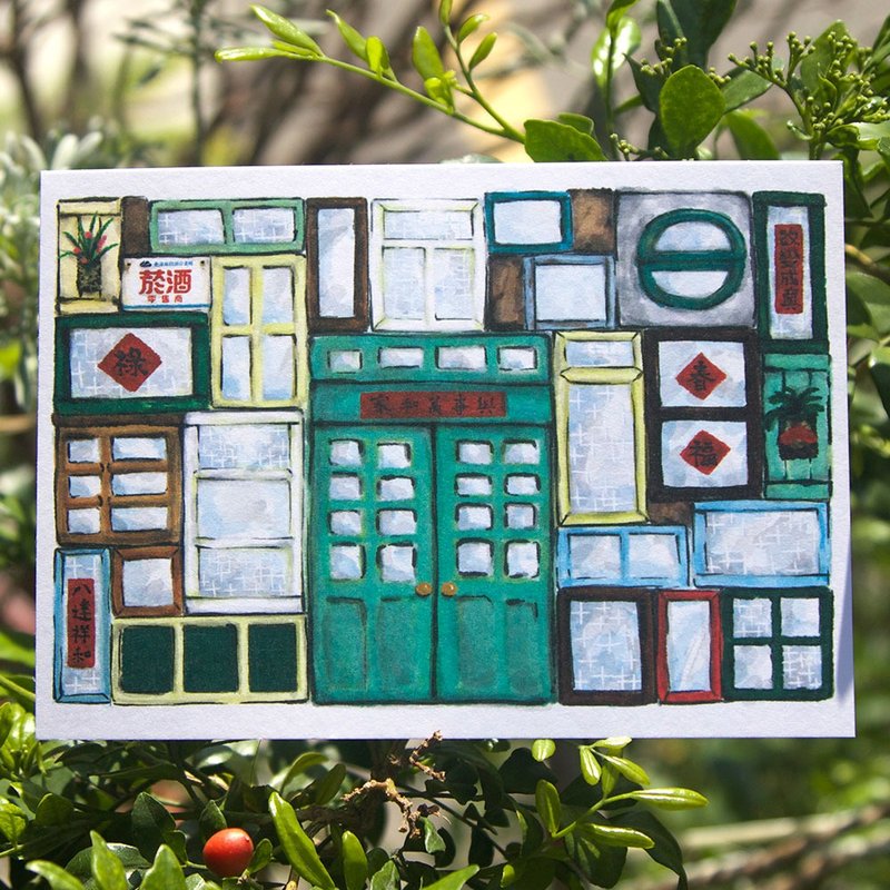 老窗明信片 - 卡片/明信片 - 纸 