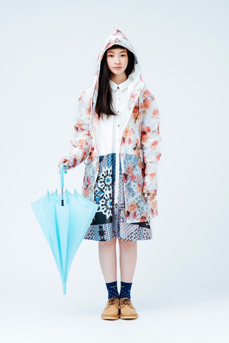 JUBY CHIU / 被雨淋上的花朵雨衣 - 其他 - 防水材质 