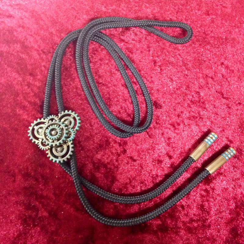 齿轮 绳领带 - 项链 - 其他金属 绿色