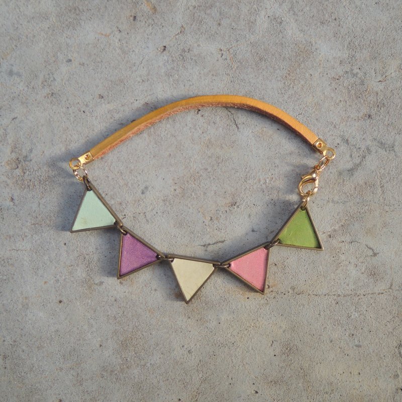 四季-春spring皮革手链 - 手链/手环 - 真皮 多色