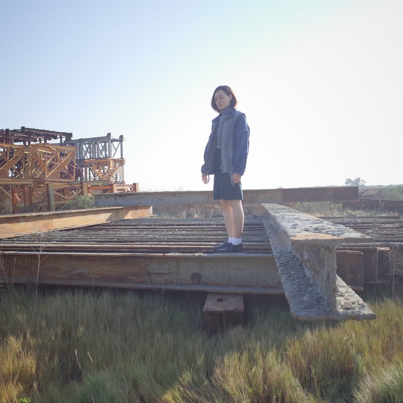 │千金难买早知道│拼接丹宁VINTAGE/MOD'S - 女装休闲/机能外套 - 其他材质 