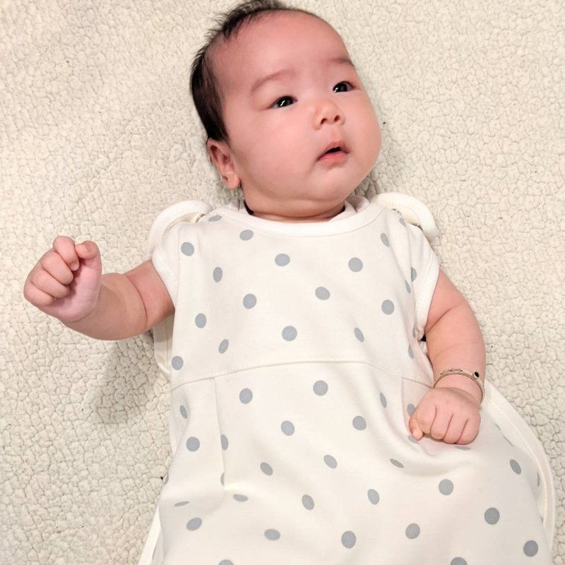 TiDi 点点背心睡袍防踢被 共有三色 - 居家服/睡衣 - 棉．麻 灰色