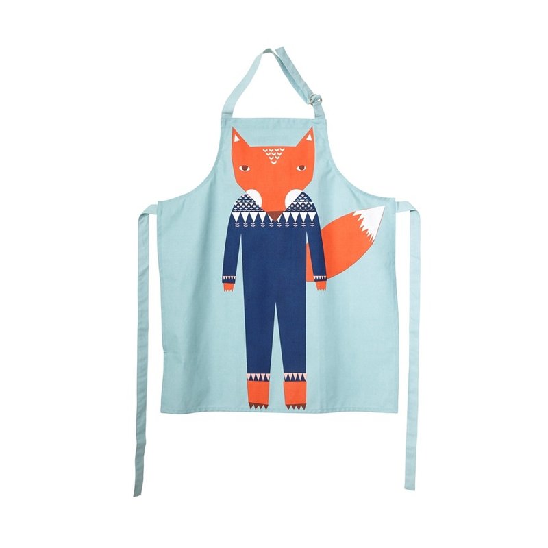Fox 围裙 | Donna Wilson - 围裙 - 棉．麻 蓝色