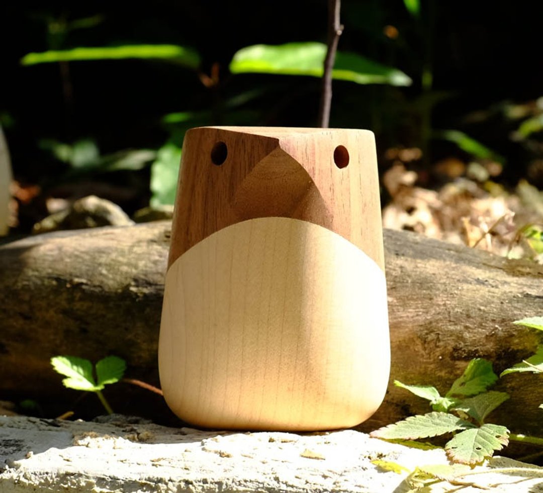 企鹅 "皮古"整理磁铁 - 其他 - 木头 咖啡色