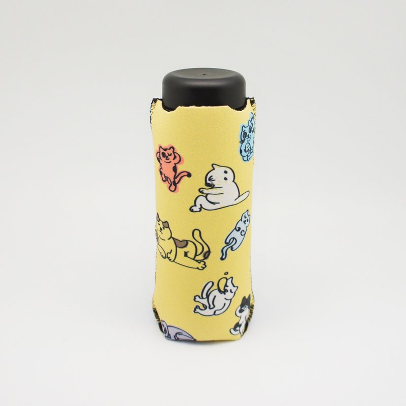 BLR 保温瓶套 保冰/保温 水壶套 保护套 一天一怪兽 联名款 懒猫 - 随行杯提袋/水壶袋 - 其他材质 蓝色