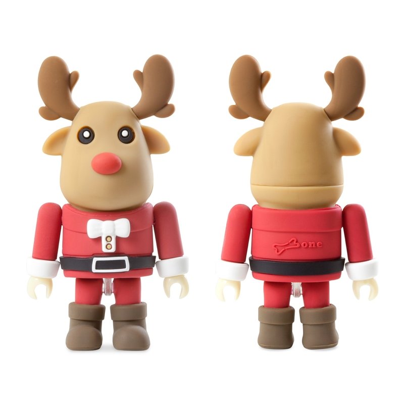 Bone / Mr. Deer Driver 麋鹿先生随身碟 DIY (8G) - U盘 - 硅胶 多色