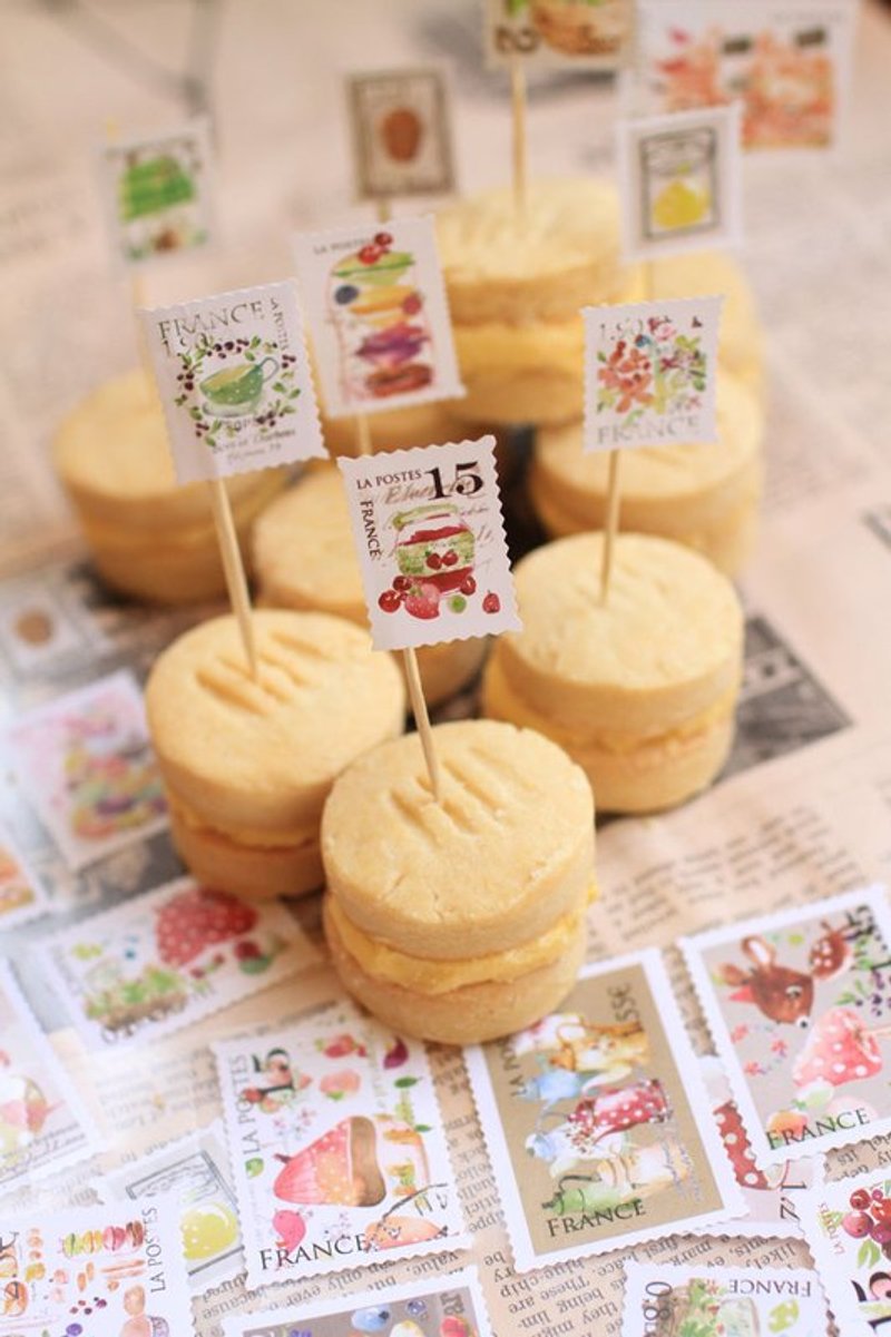 fion stewart邮票贴纸（甜蜜蜜） - 贴纸 - 纸 粉红色