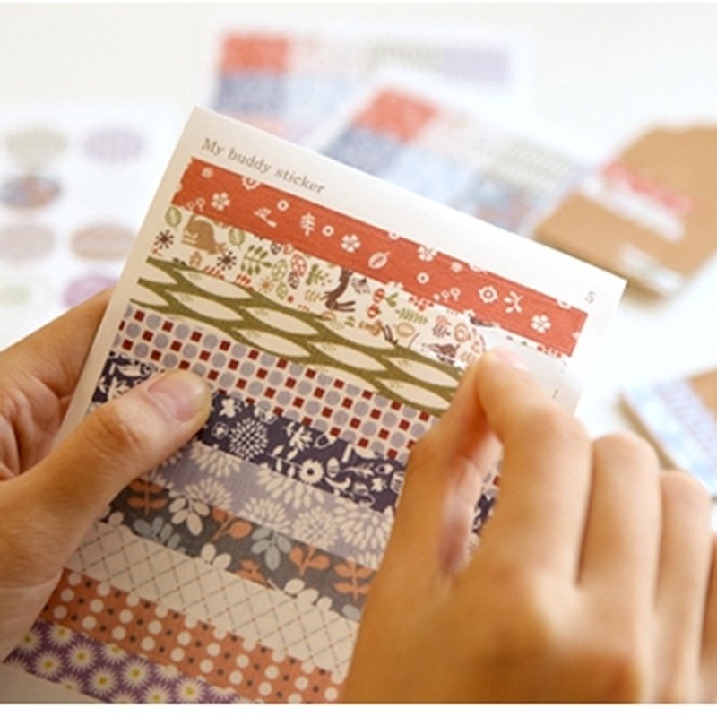 My buddy花样纸贴纸组,E2D98867 - 贴纸 - 纸 多色