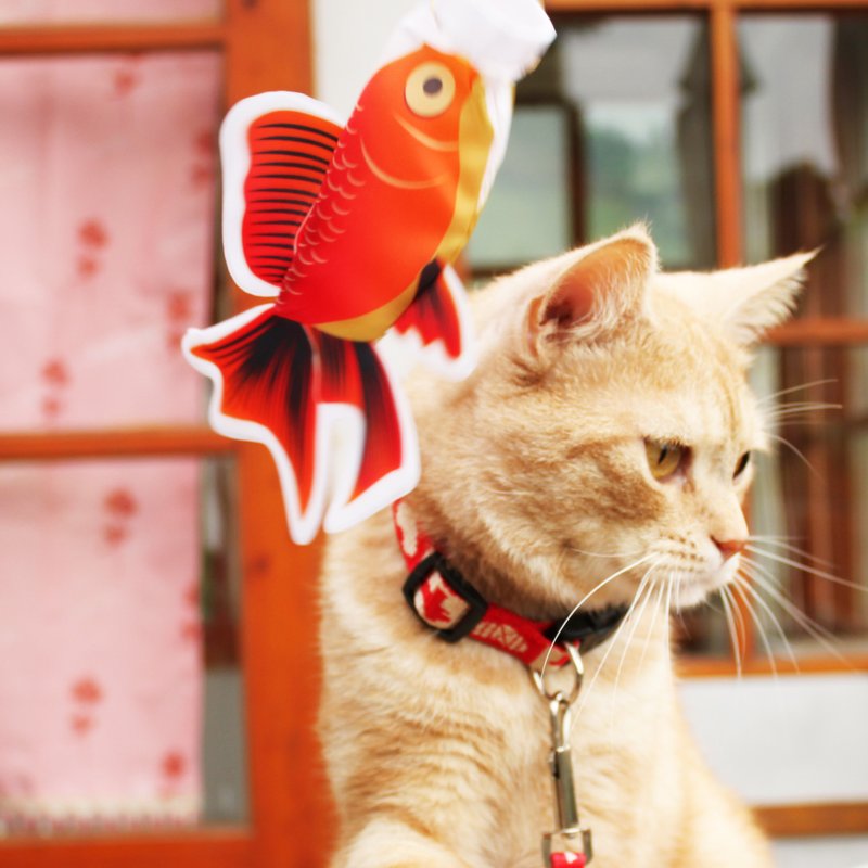 台湾金鱼旗20CM / 90CM - 摆饰 - 聚酯纤维 橘色