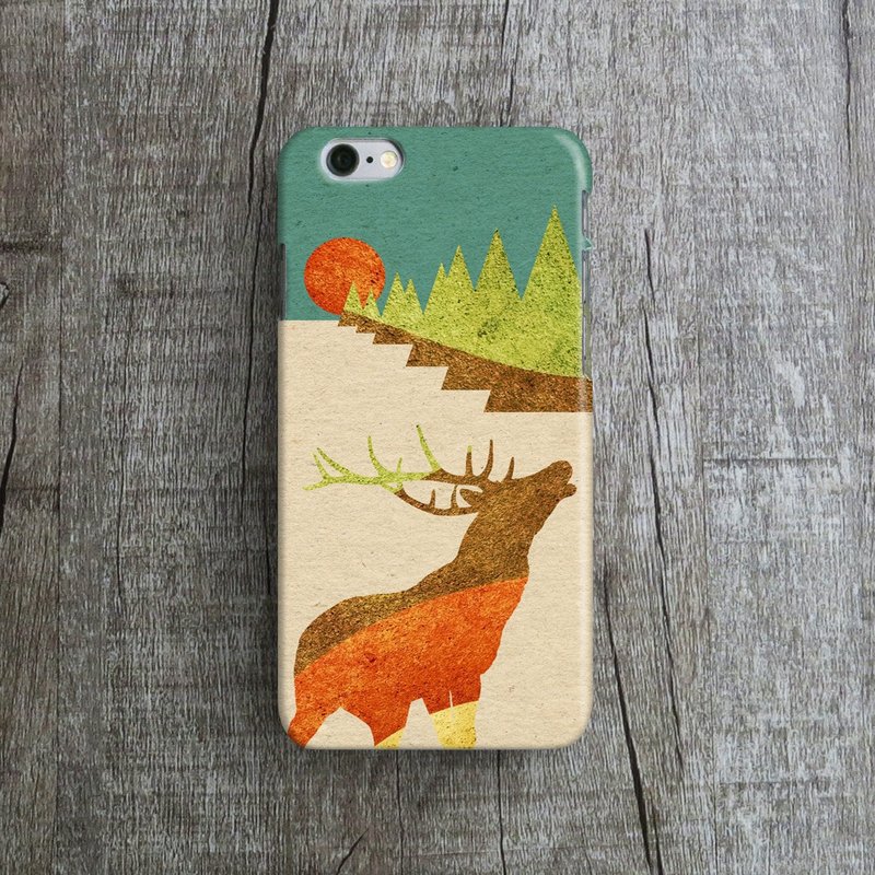 OneLittleForest - 原创手机保护壳- iPhone -  森林系雄鹿 - 手机壳/手机套 - 塑料 卡其色