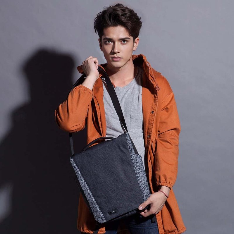 【福利品出清】Solis德克萨斯系列10寸平板电脑侧背包 - 侧背包/斜挎包 - 聚酯纤维 黑色