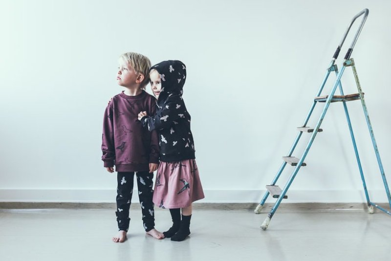 【北欧童装】冰岛有机棉儿童内铺棉上衣1岁至8岁 暗红色 - 童装上衣 - 棉．麻 