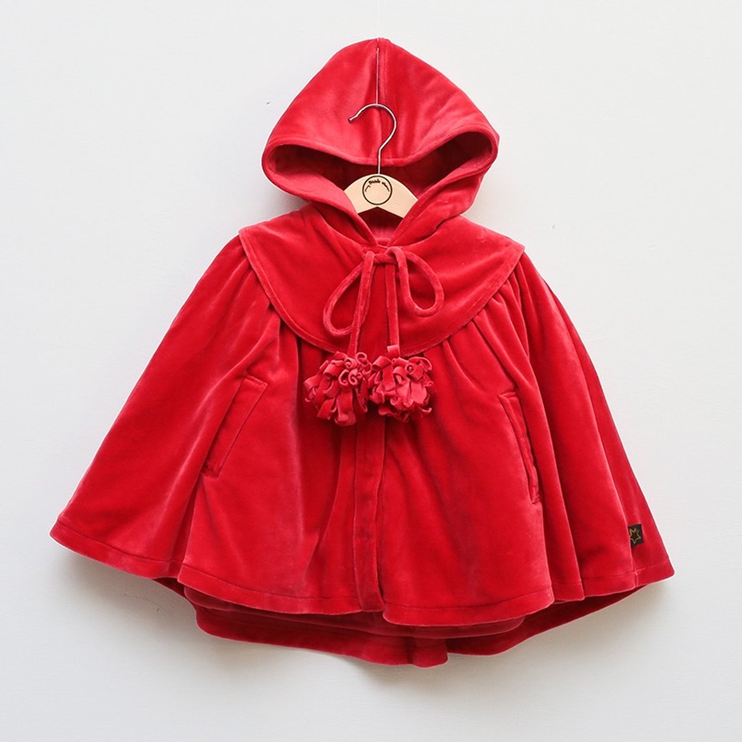 my little star小红帽  有机棉披风 - 其他 - 棉 红色