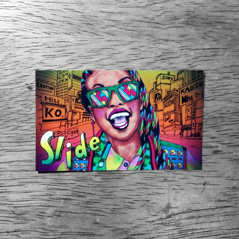 ▌Miss.Ko贴纸 - 贴纸 - 纸 橘色