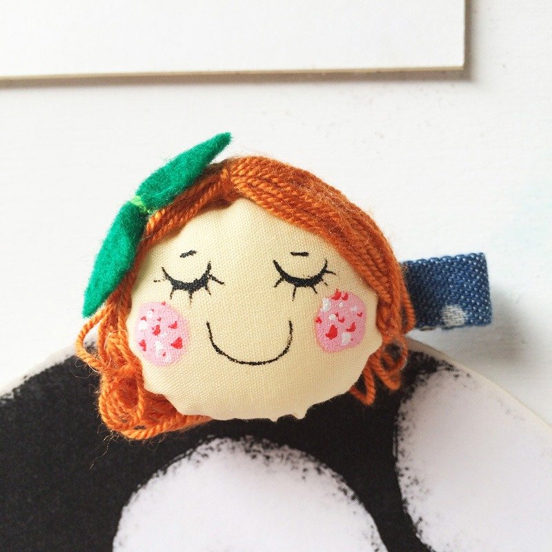 娃娃发夹-20151216-14 - 发饰 - 纸 绿色