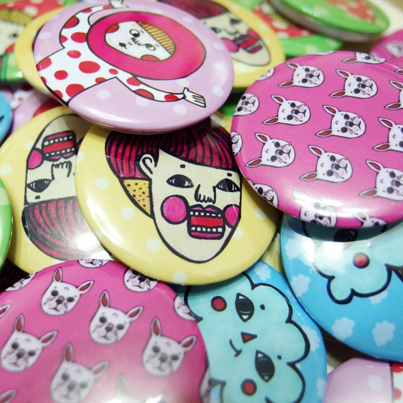 微醺斑比 缤纷小可爱 徽章 共五款 - 徽章/别针 - 塑料 多色