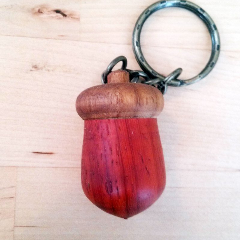 木作果实钥匙圈(KR004) - 其他 - 木头 红色