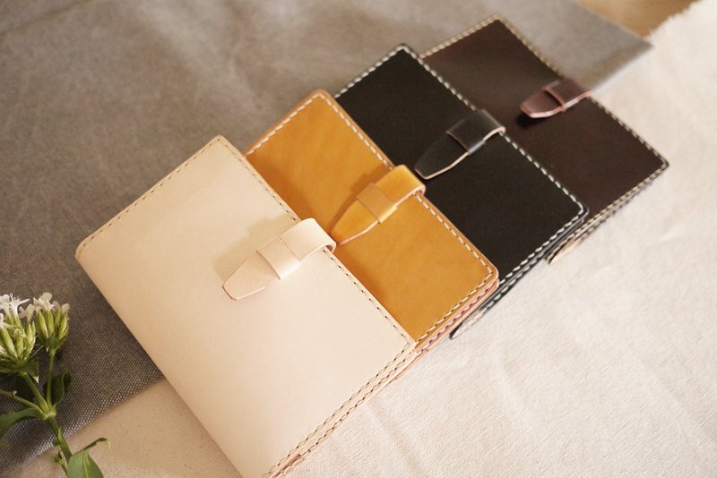 【定制化】护照套 护照夹 原色 芥黄色 黑色 咖啡 真皮 免费刻字 - 护照夹/护照套 - 真皮 黑色