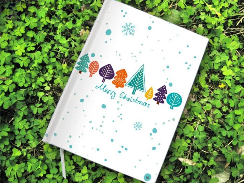 ☆° 洛可可草莓WELKIN 手创°☆手工书 笔记本 雪花圣诞树 - 笔记本/手帐 - 纸 