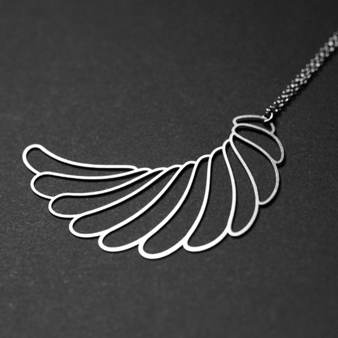 翅膀项链 Wing Pendant (L) - 项链 - 其他金属 