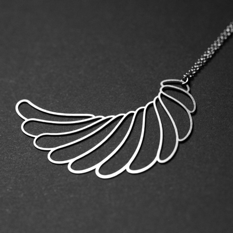 翅膀项链 Wing Pendant (L) - 项链 - 其他金属 