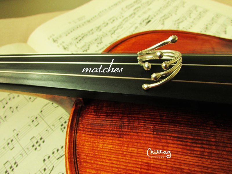 matches ring_火柴戒指 | mittag jewelry 设计师手作 个性 特色 - 戒指 - 银 银色