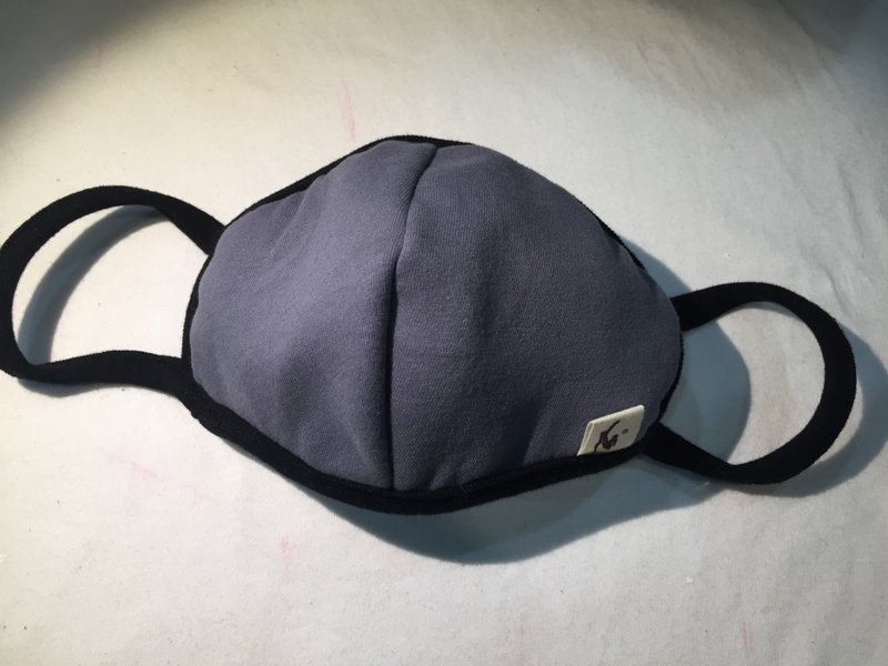 纯色的优雅 100%有机棉立体口罩3.0升级版 - 口罩 - 棉．麻 灰色