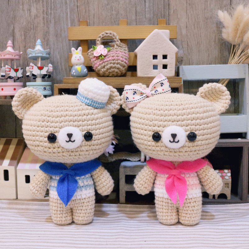 熊熊－海军－情侣。结婚礼物 - 玩偶/公仔 - 其他材质 