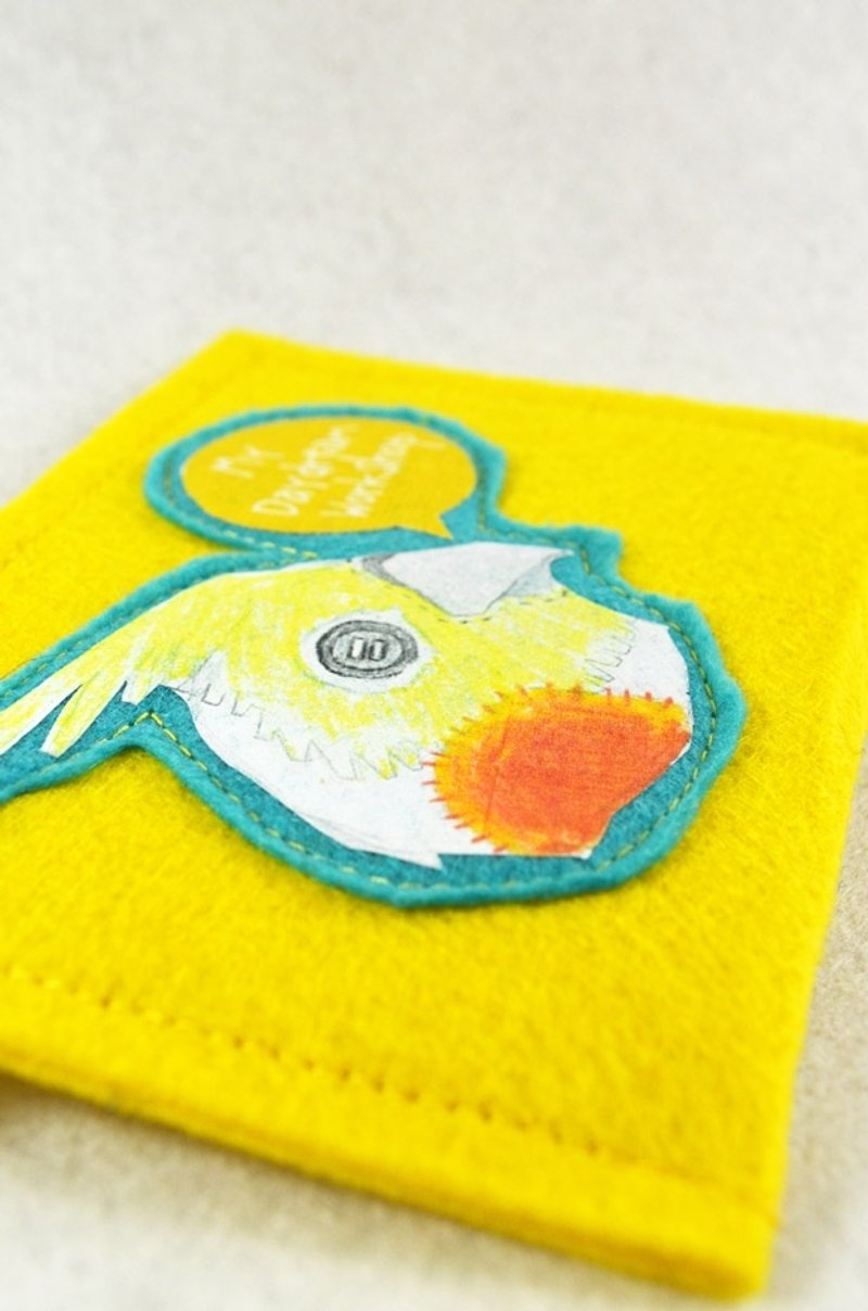 My Daydream Workshop 自家设计卡通角色收纳包/卡套/小钱包 - 证件套/卡套 - 其他材质 多色