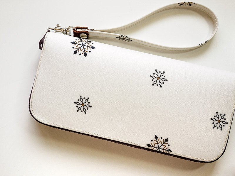 白雪。布长夹/皮夹（下标前请注意，此款现非防水布，介意者请勿下标） - 皮夹/钱包 - 其他材质 白色