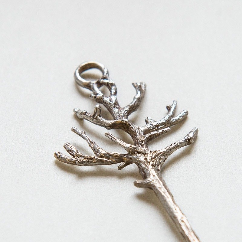 冬季  The Key 解钥系列 925银项链 - 项链 - 其他金属 灰色