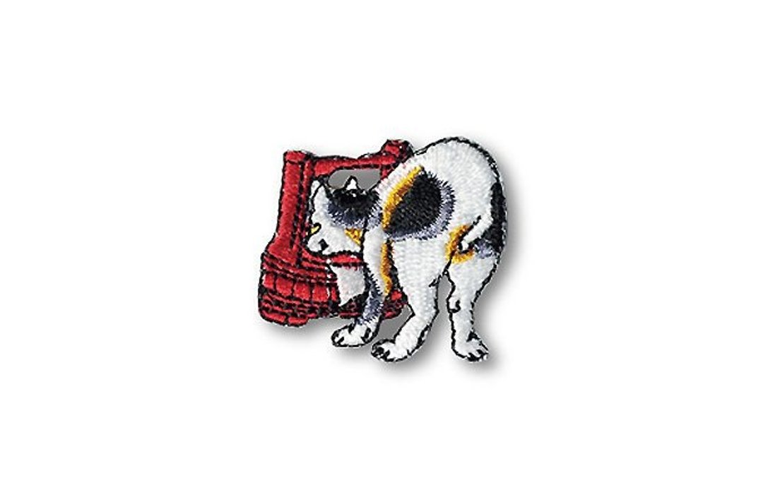 【京东都KYO-TO-TO】猫饲好五十三疋シリーズ_ 猫(川崎)绣片 - 编织/刺绣/羊毛毡/裁缝 - 绣线 灰色