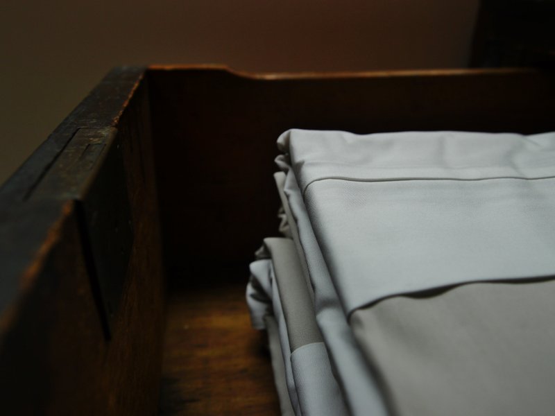 All About Us那些关于我们的 有机棉双人标准被套(纯白/亚麻灰棕) - 寝具 - 棉．麻 白色